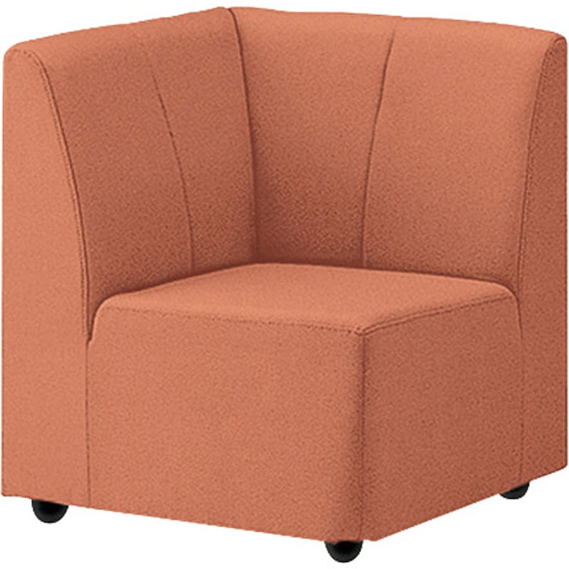 RC260SC-TC コーナーチェアー ナイキ 組み合わせ式タイプ テラコッタ色 高さ730mm幅650mm奥行650mm  RC260SC-TC