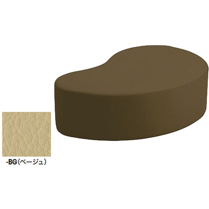 RC2302L-BG ロビーチェアー(2人掛、背なし) ナイキ ベージュ色 高さ400mm幅1200mm奥行790mm  RC2302L-BG