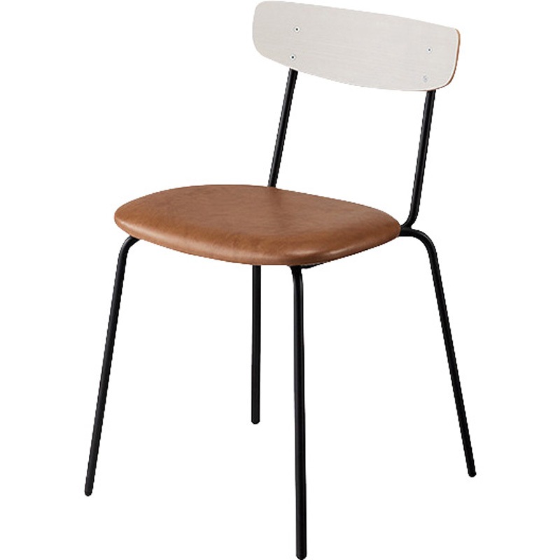 E395VSB-M13-LBR ミーティングチェアー ナイキ ライトブラウン色 サテンブラック ホワイトオーク 高さ723mm幅437mm奥行465mm  E395VSB-M13-LBR