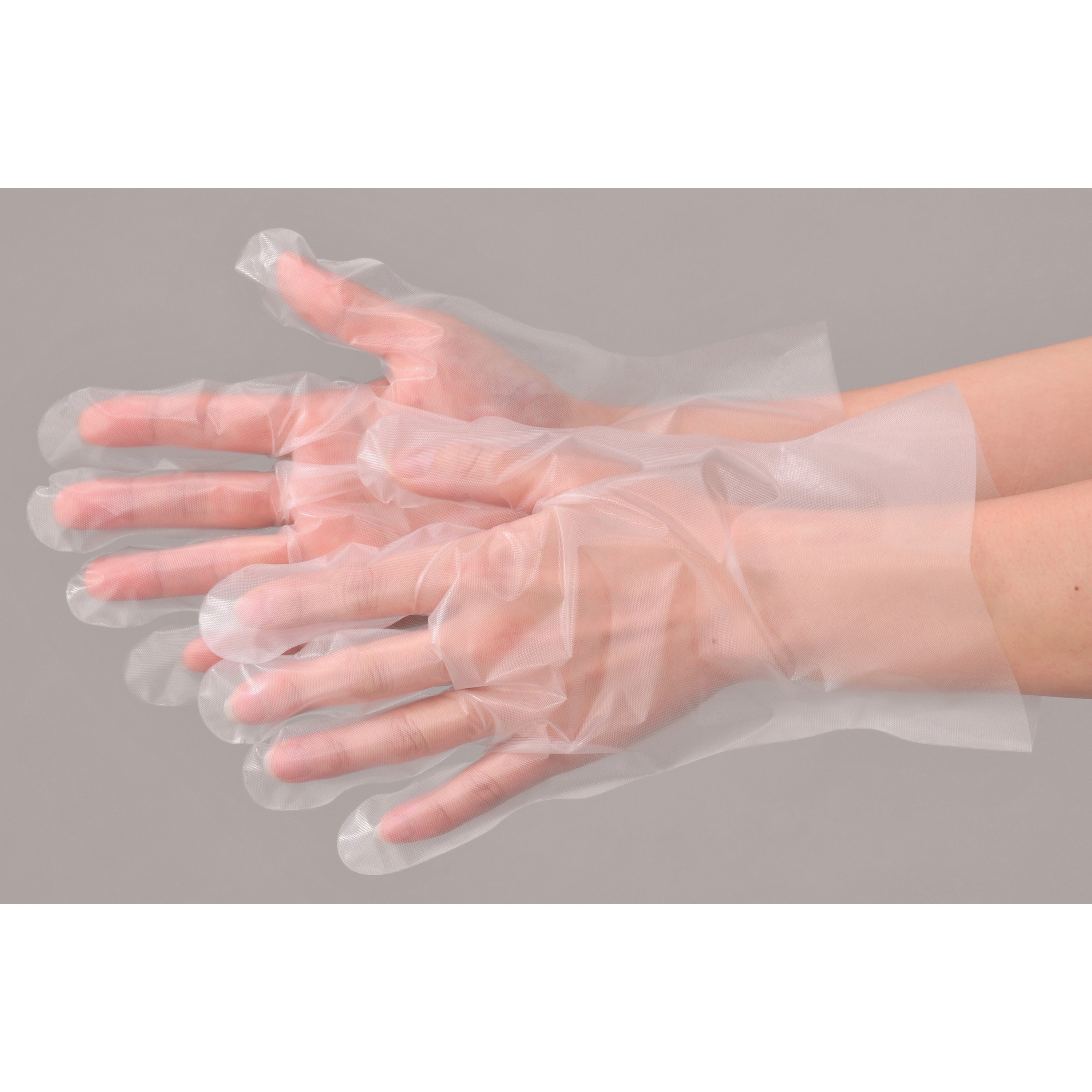 350-SS ぴったり手袋外エンボス エブノ LDPE(低密度ポリ)製 100枚入 半