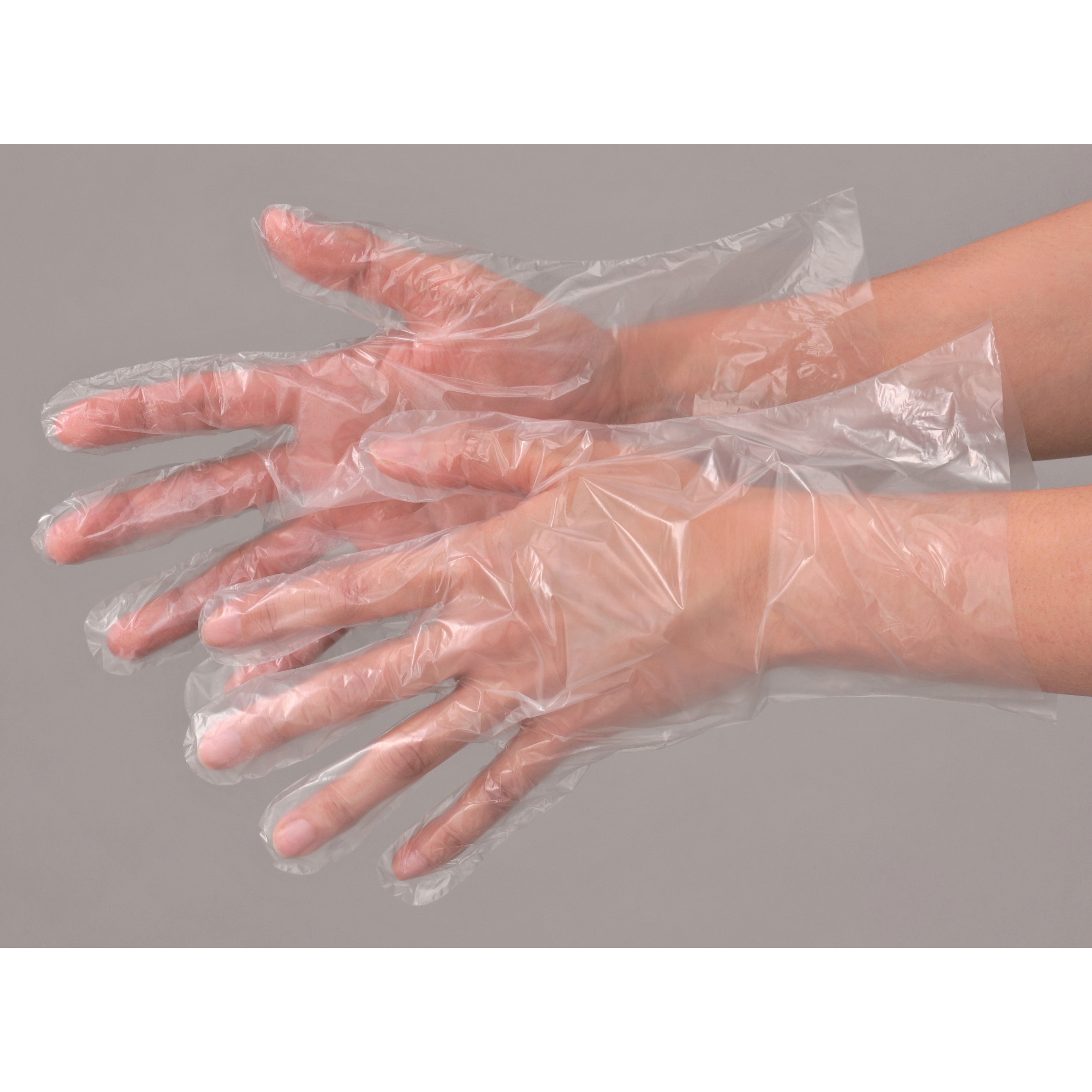 303-C-M HDポリグローブ エブノ HDPE(高密度ポリ)製 300枚入 半透明色