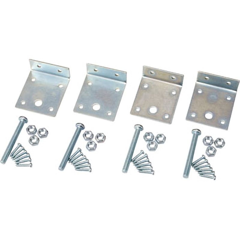 303-214 L字型取付金具 ユニット 寸法67×58×24mm 1組 303-214 - 【通販