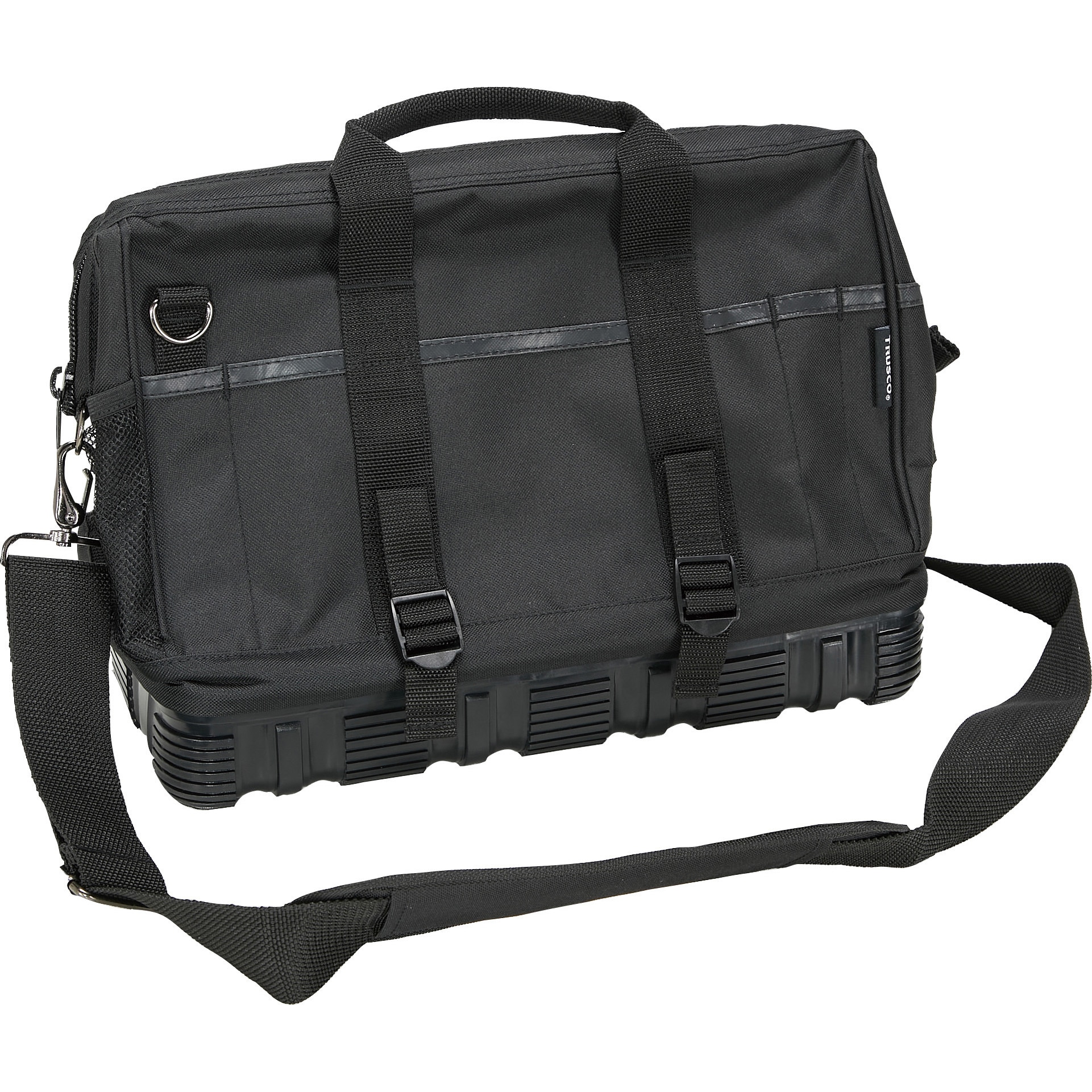 TTB-400R-BK ツールバッグ TRUSCO ブラック色 ポリエステル ポケット数
