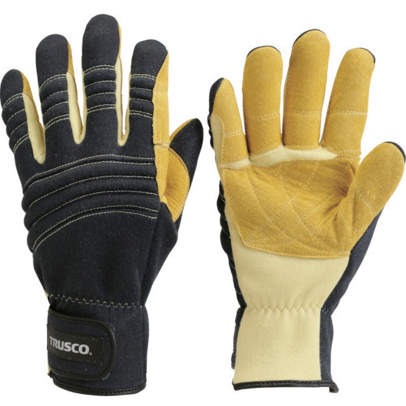 ミドリ安全耐切創性 防火手袋（人工皮革・滑り止めタイプ） SS MTK-500-OR-SS 1双 ミドリ安全 耐切創性 防火手袋 人工皮革・滑り止めタイプ M MTK-500-NV-