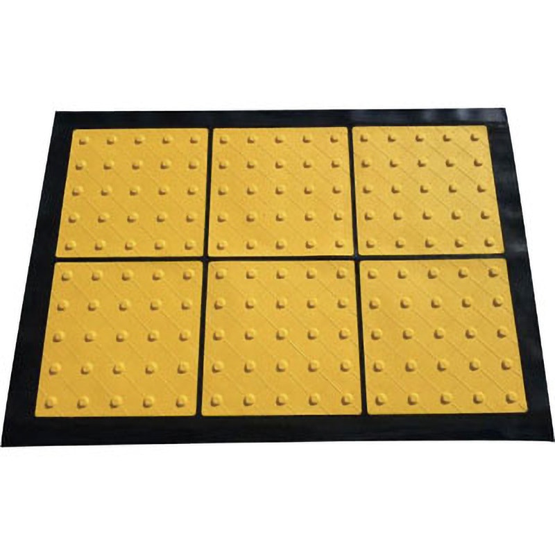 TTMP-300 折り畳み式点字マット(屋内・屋外兼用) TRUSCO 粘着テープ式