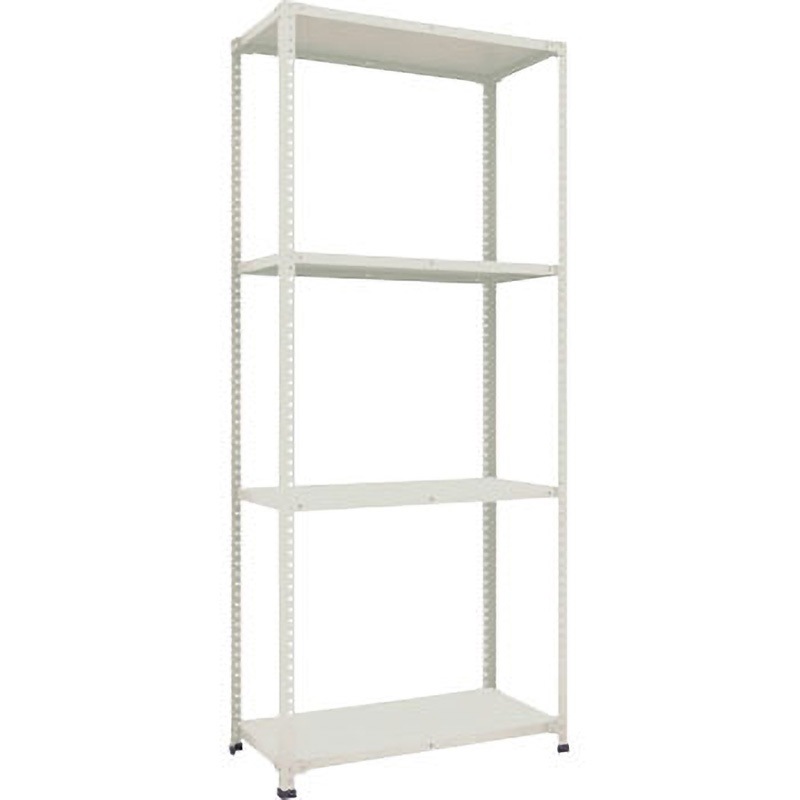 TLA76L-14 軽中量棚TLA型 TRUSCO ホワイト色 スチール 荷重1000kg 間口1790mm奥行600mm高さ2102mm  TLA76L-14