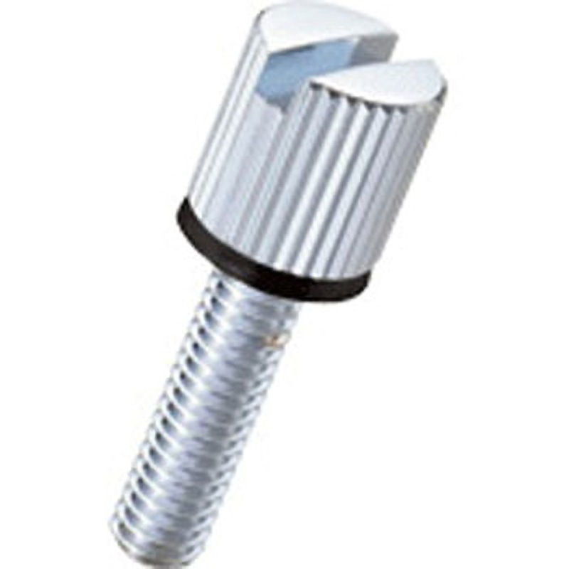 NB-315KAC-R 黄銅 ローレットツマミ(スリ割付・ワッシャー組込) / NB-AC-RRoHS2対応品 廣杉計器 ねじ径M3 1袋(50個)