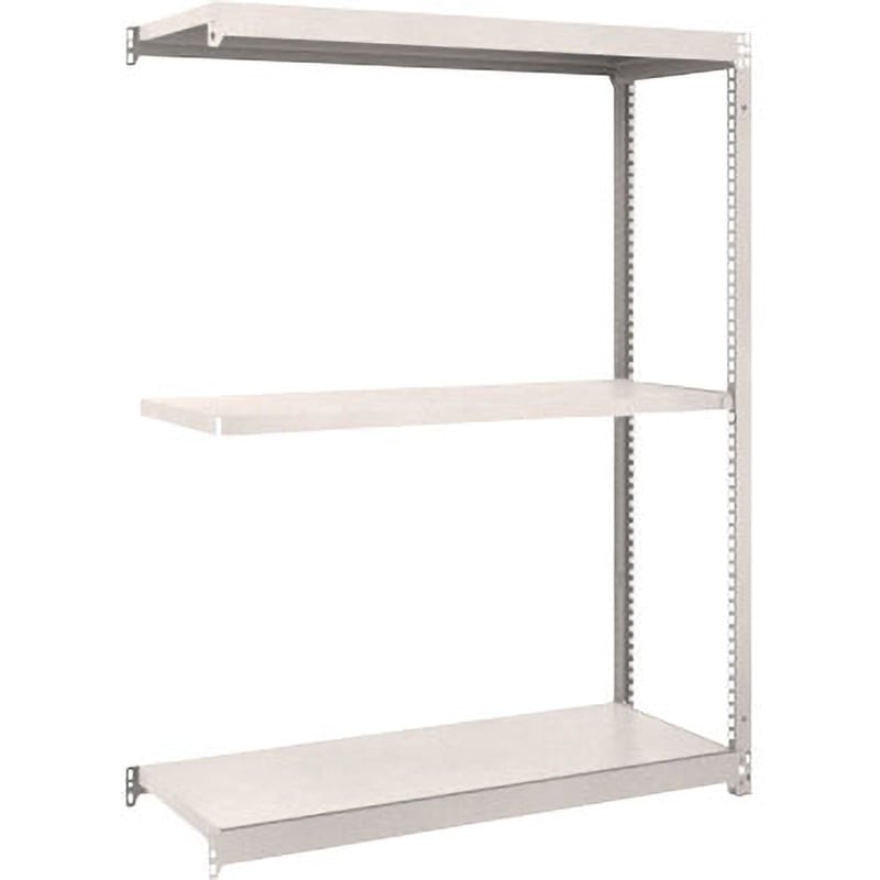 M1.5-4463B 軽中量ボルトレス棚M1.5型 TRUSCO 連結型 スチール グレー色 3段 間口1160mm奥行604mm高さ1206mm