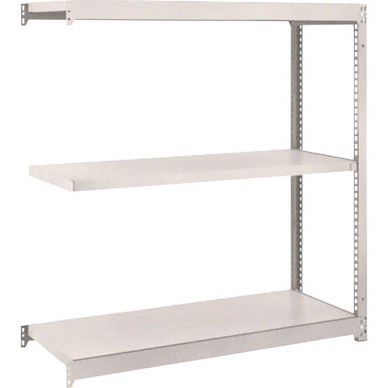 M1.5-5363B 軽中量ボルトレス棚M1.5型 TRUSCO 連結型 スチール グレー色 3段 間口860mm奥行604mm高さ1506mm 14,425円