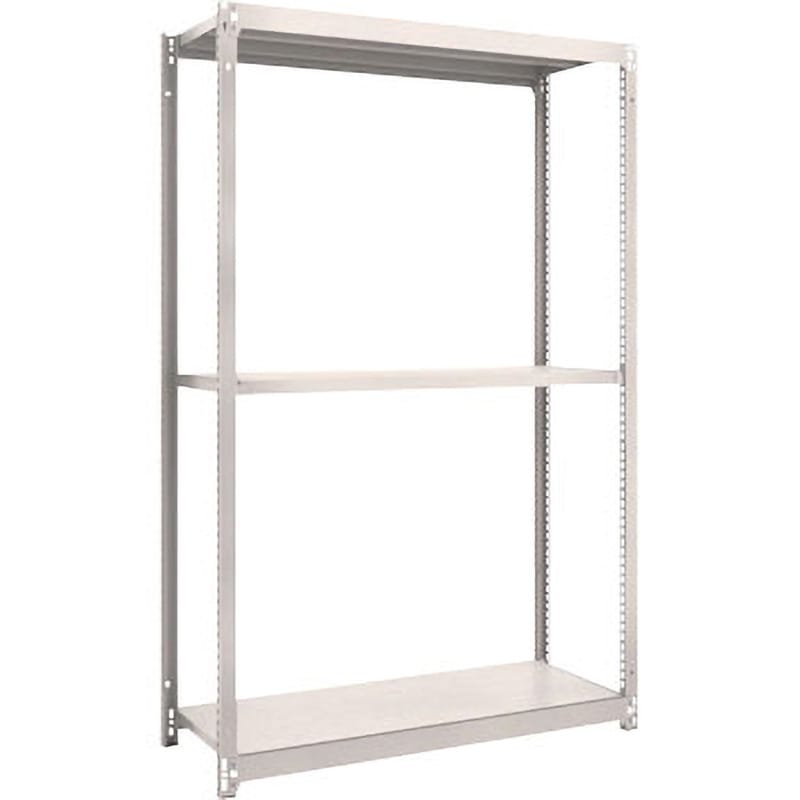 M1.5-6433 軽中量ボルトレス棚M1.5型 TRUSCO グレー色 単体型 間口1203mm奥行304mm高さ1806mm