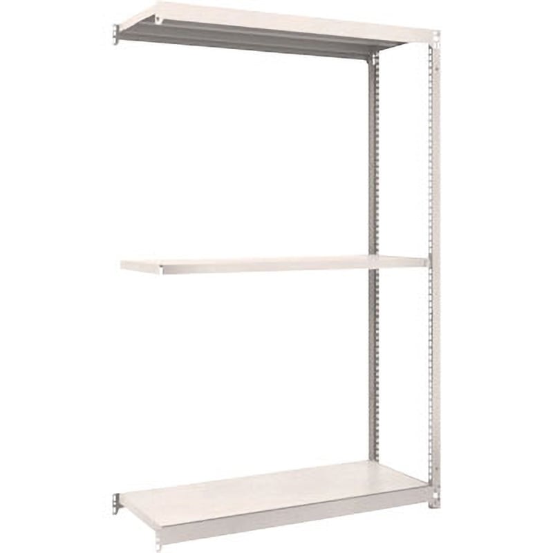 M1.5-6633B 軽中量ボルトレス棚M1.5型 TRUSCO 連結型 スチール グレー色 3段 間口1760mm奥行304mm高さ1806mm 19,225円