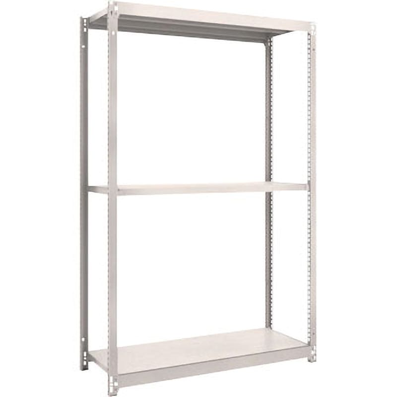 M1.5-6643 軽中量ボルトレス棚M1.5型 TRUSCO グレー色 単体型 間口1803mm奥行454mm高さ1806mm