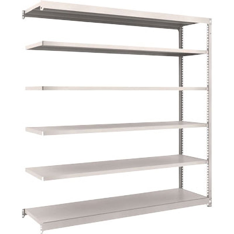 M1.5-6566B 軽中量ボルトレス棚M1.5型 TRUSCO 連結型 スチール グレー色 6段 間口1460mm奥行604mm高さ1806mm 31,837円