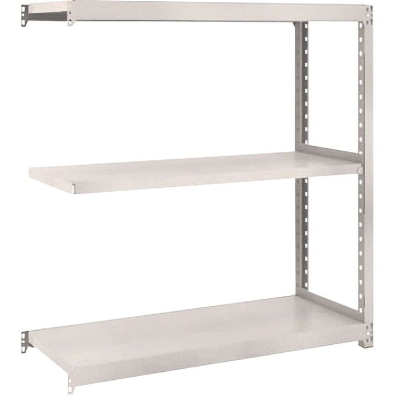 M2-4643B 軽中量ボルトレス棚M2型 TRUSCO 連結型 スチール グレー色 3段 間口1760mm奥行459mm高さ1207mm  M2-4643B