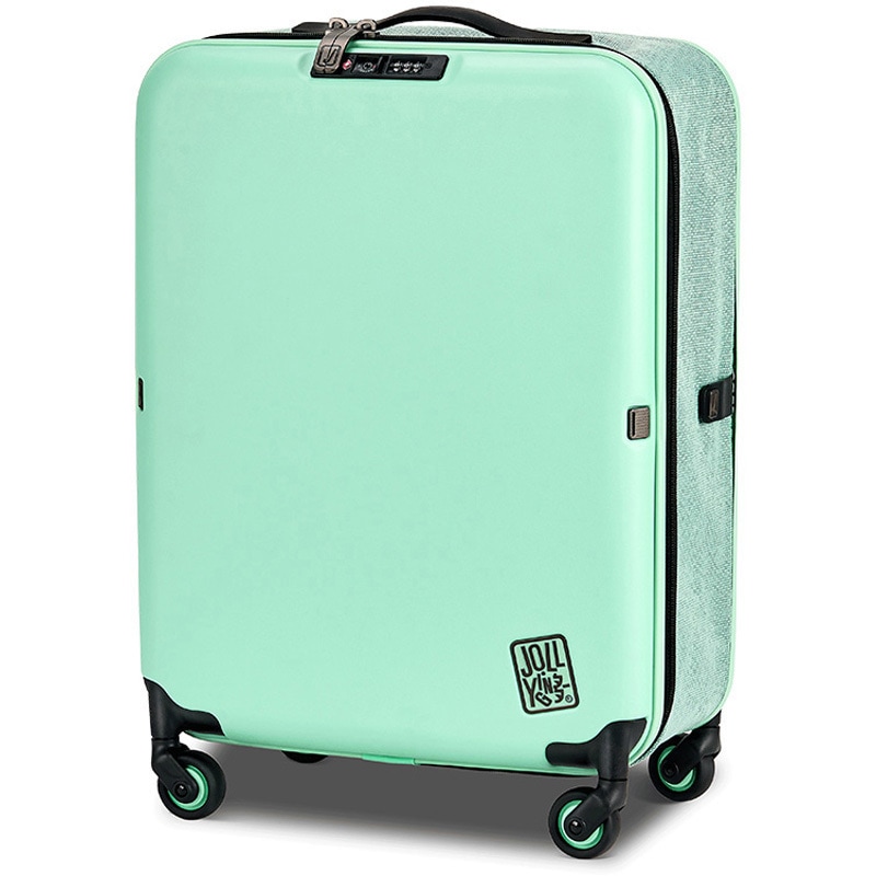 ZY-1583-20-lite-Light Green スーツケース ペブル ライトグリーン色