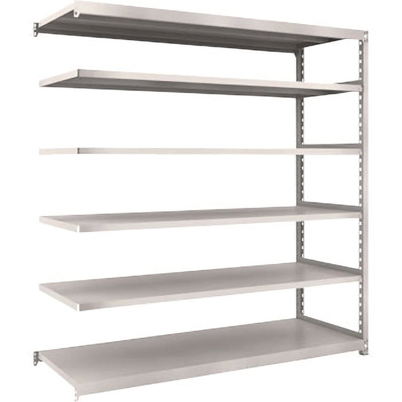 M2-6346B 軽中量ボルトレス棚M2型 TRUSCO 連結型 スチール グレー色 6段 間口860mm奥行459mm高さ1807mm  M2-6346B 21,445円