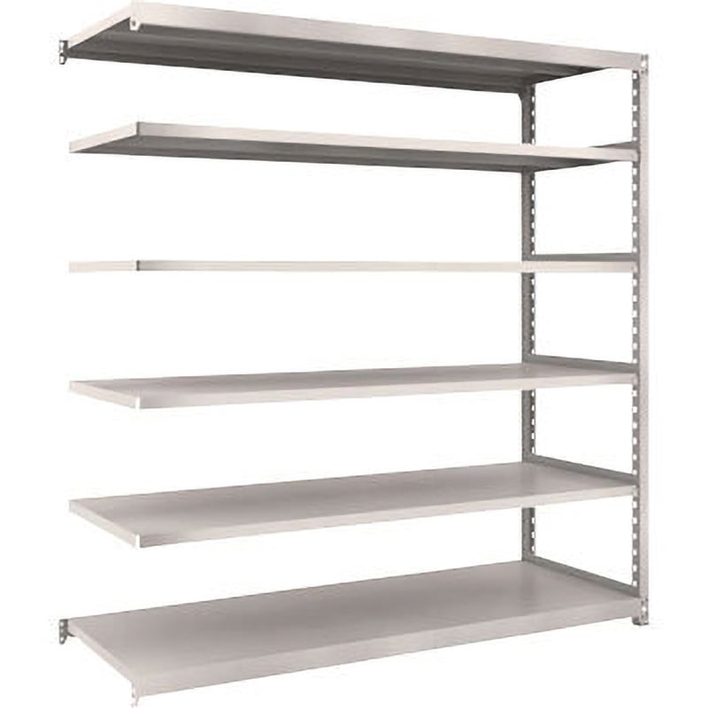 M2-6336B 軽中量ボルトレス棚M2型 TRUSCO 連結型 スチール グレー色 6段 間口860mm奥行309mm高さ1807mm  M2-6336B