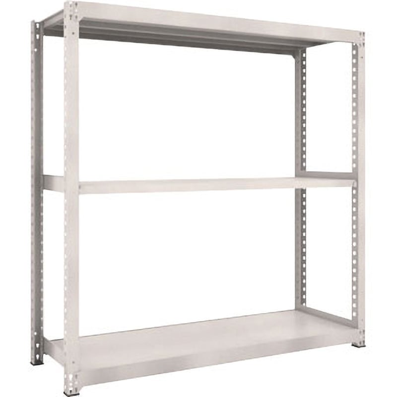 M5-6463 中量ボルトレス棚M5型 TRUSCO グレー色 単体タイプ スチール 間口1261mm奥行581mm高さ1811mm  M5-6463