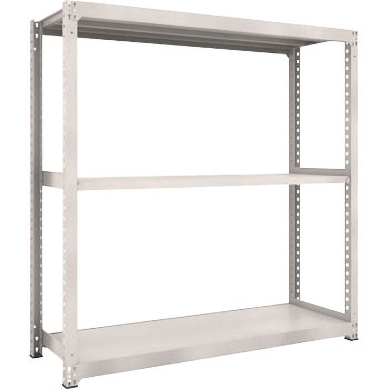 M5-6553 中量ボルトレス棚M5型 TRUSCO グレー色 単体タイプ スチール 間口1561mm奥行481mm高さ1811mm  M5-6553