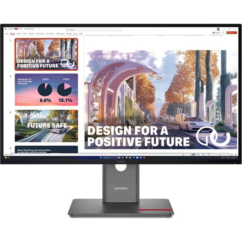 64B3GAR2JP ThinkVision P27QD-40 レノボ・ジャパン(Lenovo) 解像度2560×1440 (なし) ノングレア