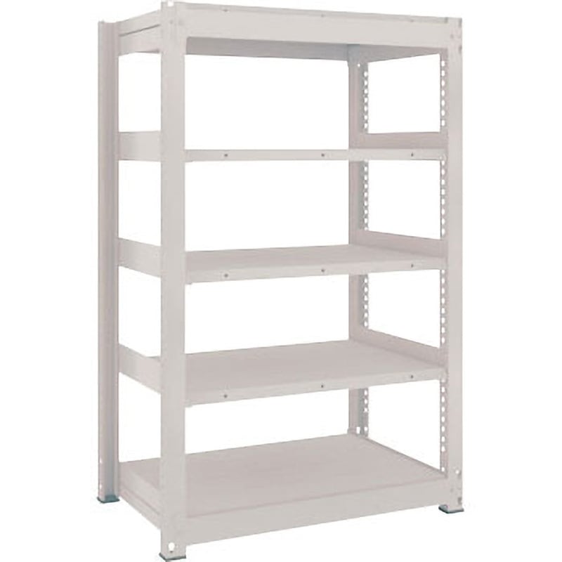 TUG30053J5 中量ボルトレス棚TUG型 TRUSCO ホワイト色 荷重3000kg 荷重300kg/段 高さ1498mm奥行792mm  TUG30053J5