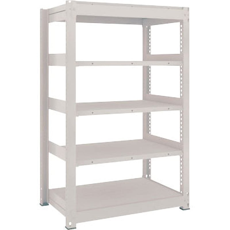 TUG30053S5 中量ボルトレス棚TUG型 TRUSCO ホワイト色 荷重3000kg 荷重300kg/段 高さ1498mm奥行492mm  TUG30053S5