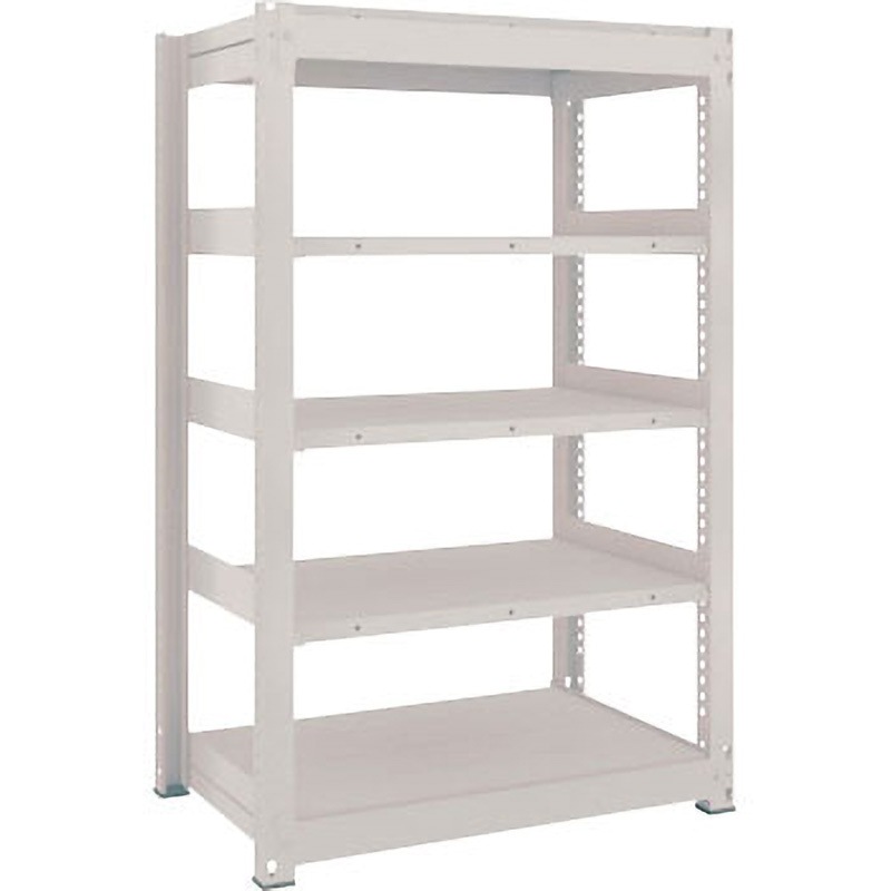 TUG30055J5 中量ボルトレス棚TUG型 TRUSCO ホワイト色 荷重3000kg 荷重300kg/段 高さ1498mm奥行792mm  TUG30055J5