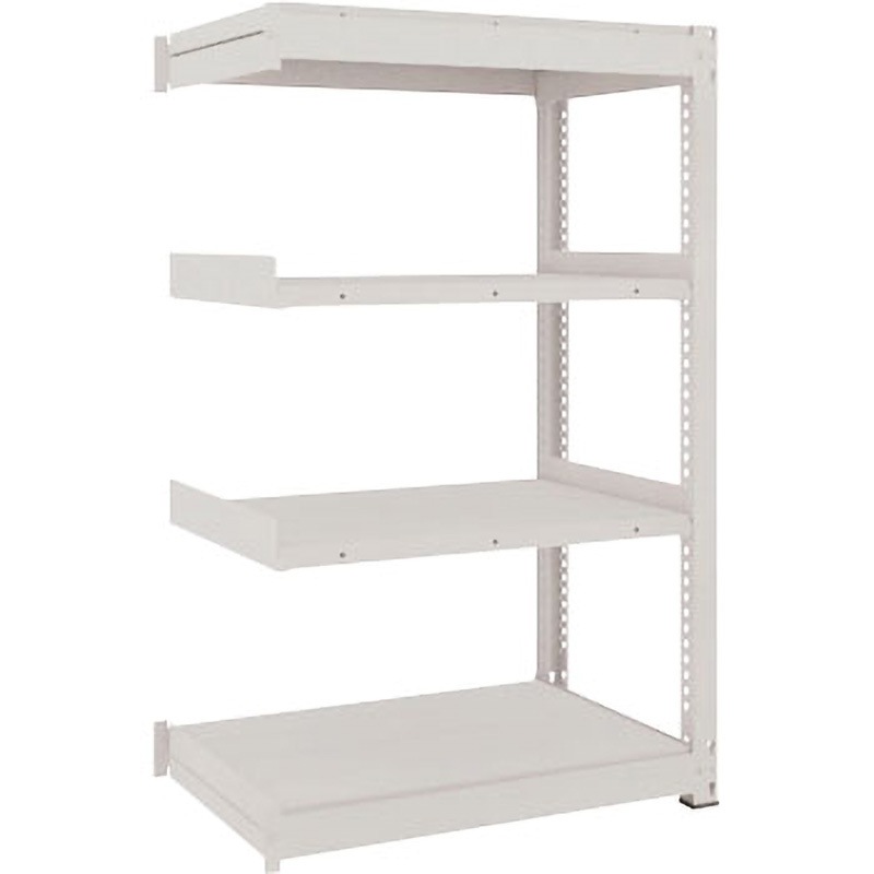 TUG45054J4B 中量ボルトレス棚TUG型 TRUSCO ホワイト色 4段 荷重450kg/段 高さ1502mm  TUG45054J4B 35,087円