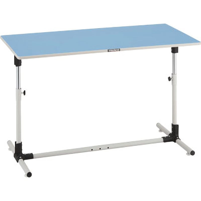 JM-7560 上下調節機能付作業台 TRUSCO ポリ化粧製天板 (アジャスター)樹脂製 荷重50kg 間口750mm奥行600mm高さ645～895mm  JM-7560