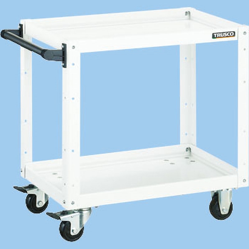 トラスコ中山 イーグルワゴン 900X600XH740 ウレタン車輪 YG色 EGW-793UJ-YG (62-2489-17) トラスコ中山（ＴＲＵＳＣＯ） ＴＲＵＳＣＯ EGW773YG イーグルワゴン