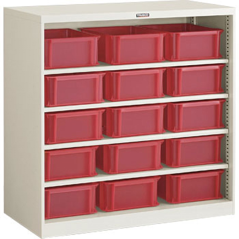 304CF-SK15R バンラック[[(R)]]ケースCF型(コンテナ入り) TRUSCO 引出し数TSK-910×15個 外寸法900×450×900mm  304CF-SK15R