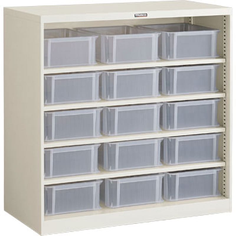 304CF-SK15TM バンラック[[(R)]]ケースCF型(コンテナ入り) TRUSCO 引出し数TSK-910×15個 外寸法900×450×900mm  304CF-SK15TM