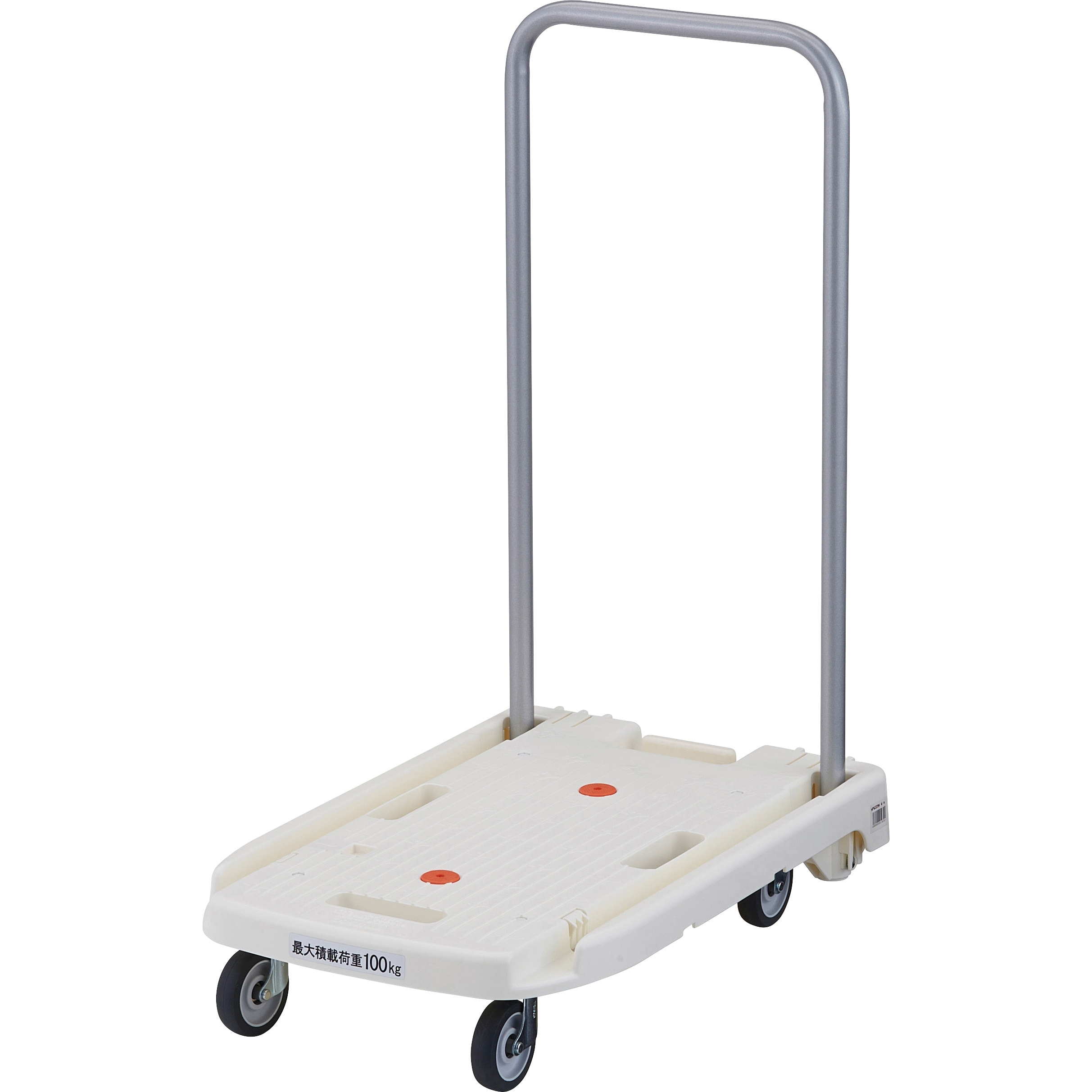 MP-6039N2-W 小型樹脂製運搬車こまわり君 TRUSCO 樹脂(PP)再生材100%製