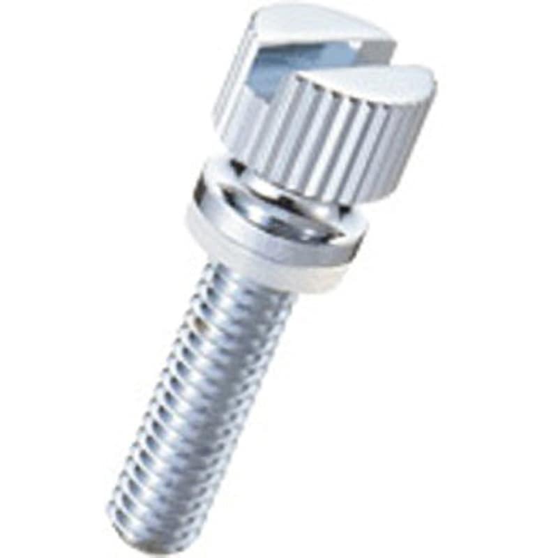 NB-310PBC-SR 黄銅 ローレットツマミ(スリ割ツバ付・ワッシャー組込) / NB-BC-SRRoHS2対応品 廣杉計器 ねじ径M3 1袋(50個)