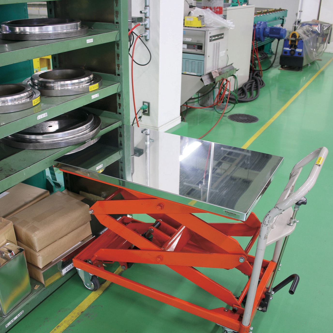 TRUSCO(トラスコ中山):SUSカバー500×800mm用 SC-505805-H30 オレンジブック 7804415 SC-505805-H30 ハンドリフター用ステンレスカバー TRUSCO