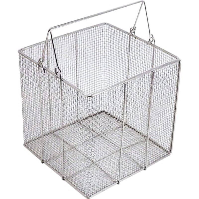 TRUSCO(トラスコ中山):ステンレス洗浄カゴ 角型 有効内寸242X242X246 TSK-2525N オレンジブック 8230638 TSK-2525N ステンレス洗浄カゴ TRUSCO 角型 外形寸法250×250mm