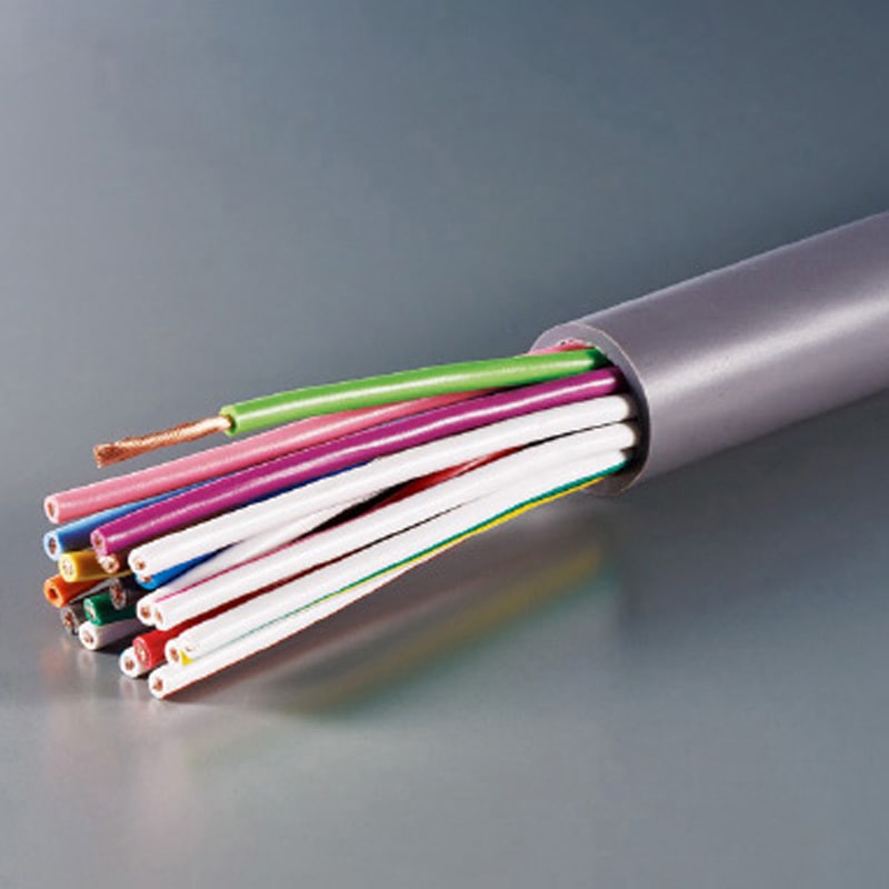 VCTF 5CX0.75SQ 多心ビニルキャブタイヤ丸形コード オーナンバ 導体外径1.1mm 1巻(20m) 5,392円