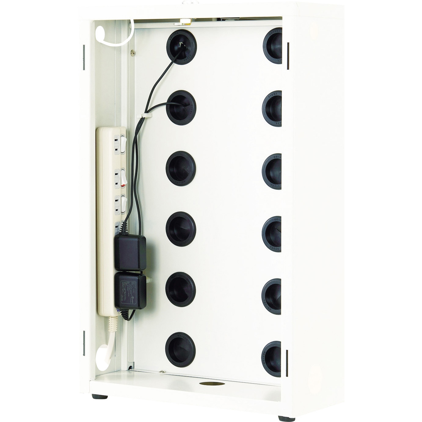 【TRUSCO】スマホ デジカメ収納ロッカー 12台用 SPL-12 鍵付 SPL-12 スマホ収納ロッカー 1台 TRUSCO 【通販モノタロウ】