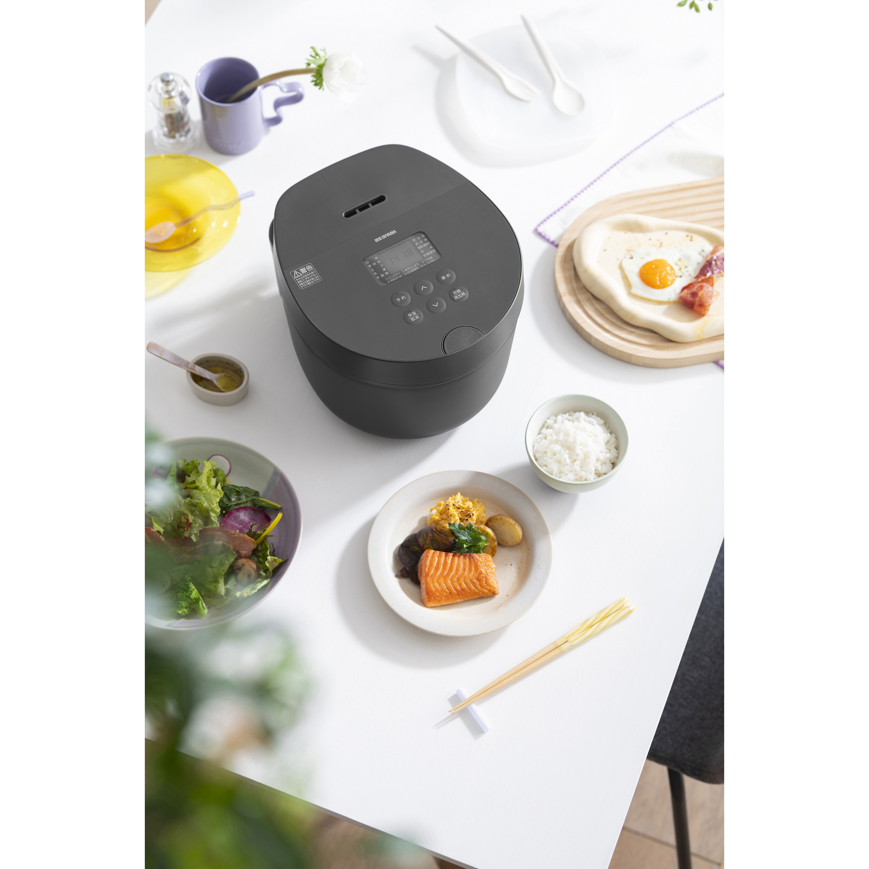 RC-ILA50-B IHジャー炊飯器 5.5合 アイリスオーヤマ ブラック色 RC