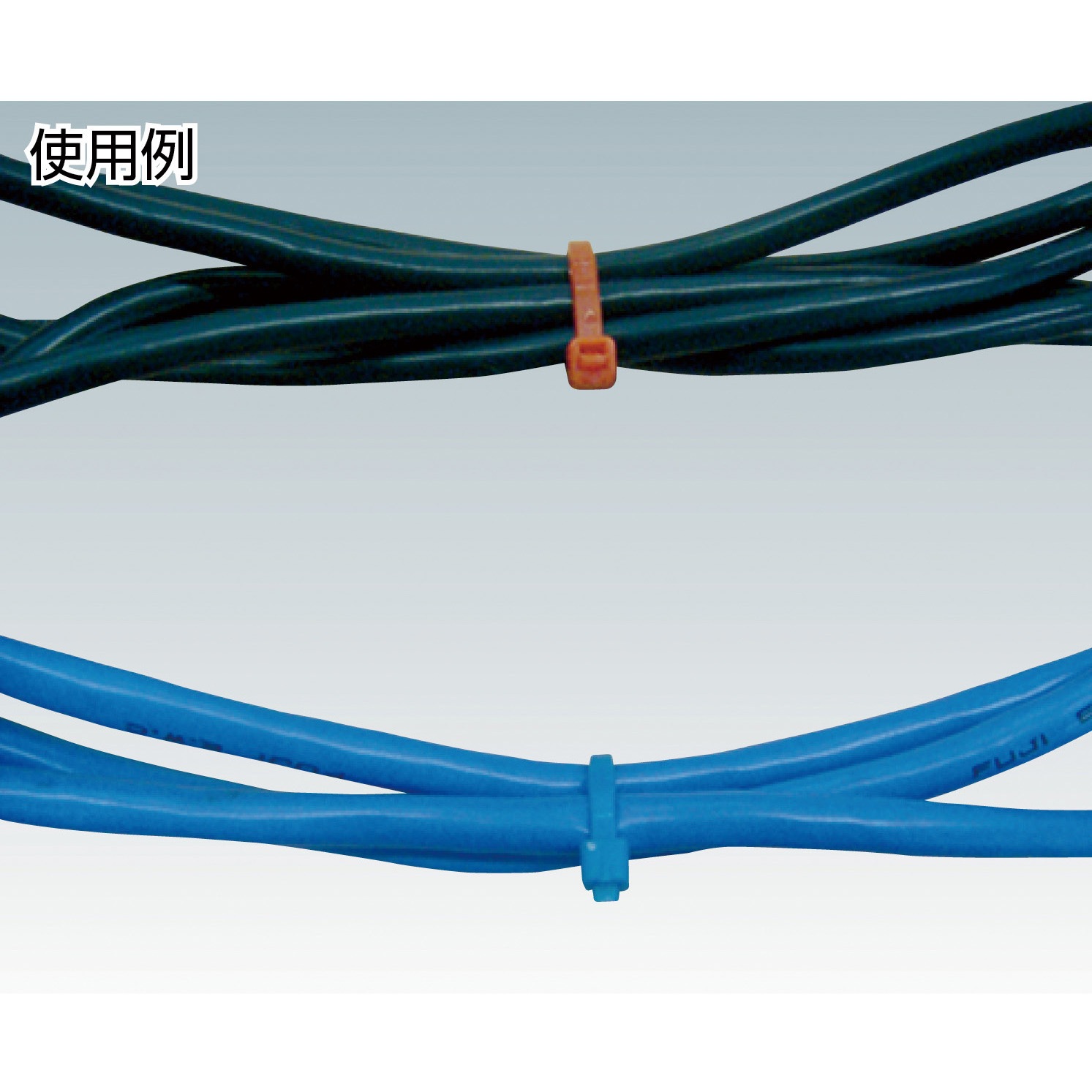 TRCVR-150R カラーケーブルタイ TRUSCO 最大結束径36mm 1袋(100本