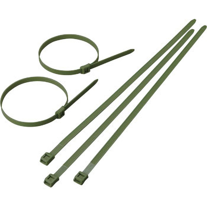 TRCVR-550OD カラーケーブルタイ TRUSCO 最大結束径160mm 1セット(100本) TRCVR-550OD