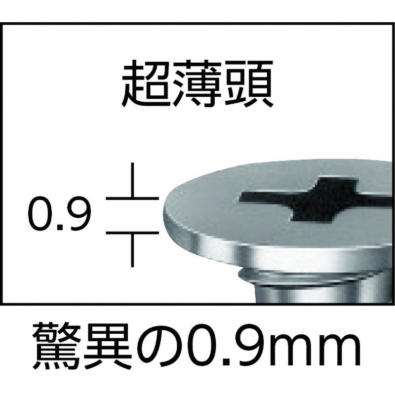 TNJ-0525 超低頭ドリルねじ(板金用) TRUSCO 鉄製 ユニクロ TNJ-0525 超低頭ドリルねじ(板金用) TRUSCO 鉄製 ユニクロ