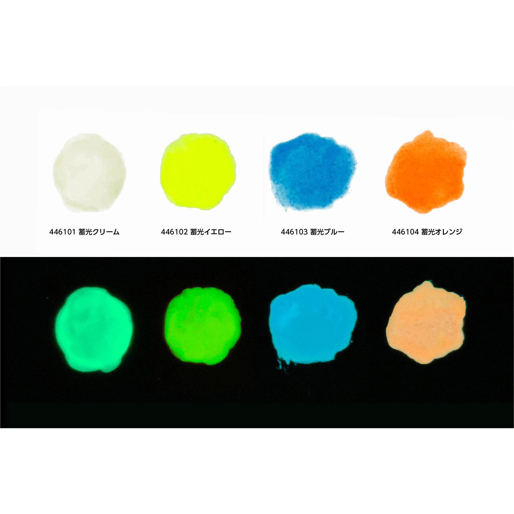 446102 水性蓄光塗料 アルファペガ 日本緑十字社 蓄光イエロー色 1個