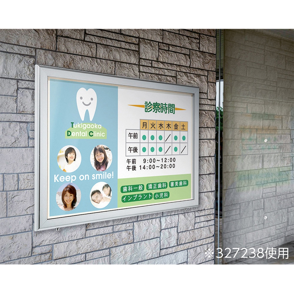 327230 屋内用壁面式掲示板 1台 日本緑十字社 【通販モノタロウ】
