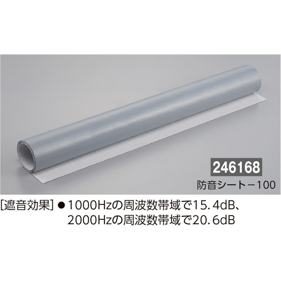 246168 防音シート(室内壁用) 日本緑十字社 厚さ1mm 1巻 【通販