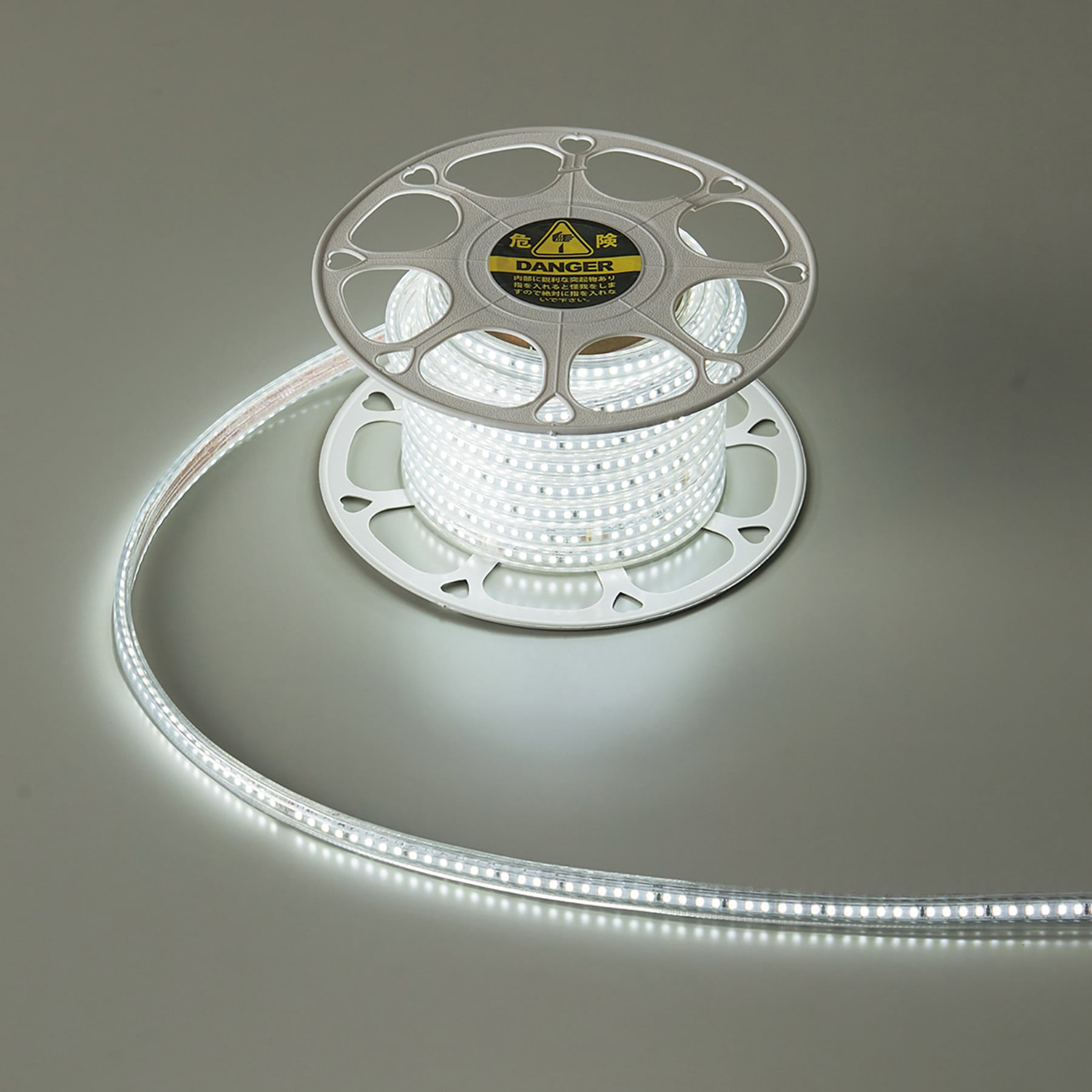 275012 LEDロープライト(片面発光タイプ) 日本緑十字社 LED色:白 長さ10m 17,235円