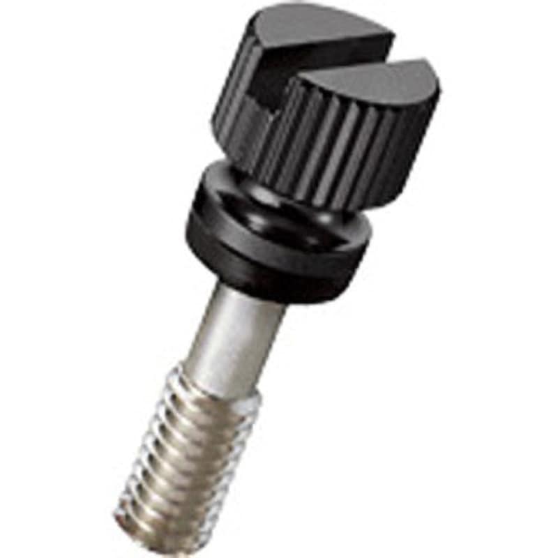 NB-415VEB-R 黄銅 ローレットツマミ(スリ割ツバ付胴細・ワッシャー組込) / NB-EB-RRoHS2対応品 廣杉計器 ねじ径M4 1袋(50個)