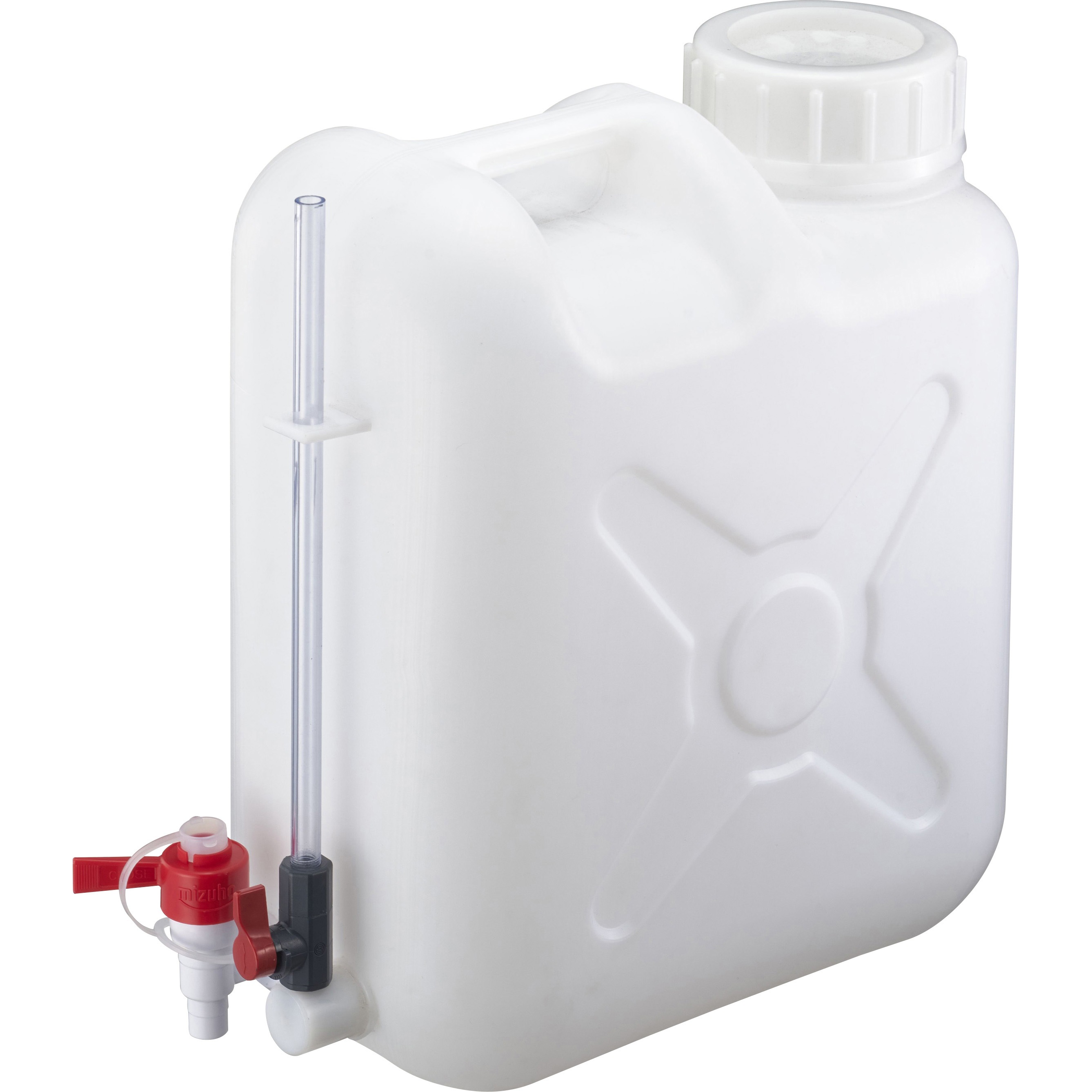 No.0773 扁平缶ゲージ管付 瑞穂化成工業 パッキン付 20L 広口タイプ