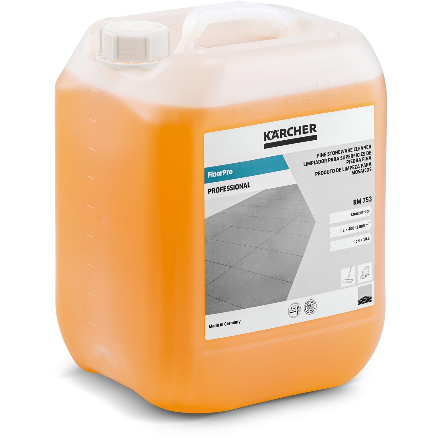 6.295-082.0 床洗浄機用洗浄剤 RM 753(10L)(6.295-082.0) ケルヒャー 無リンタイプ
