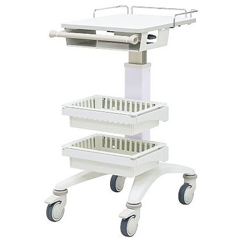 STJ-D001・MW ナースワゴン ホワイト 1台 オリバー 【通販モノタロウ】